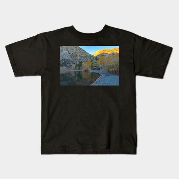 At Silver Lake Kids T-Shirt by jvnimages